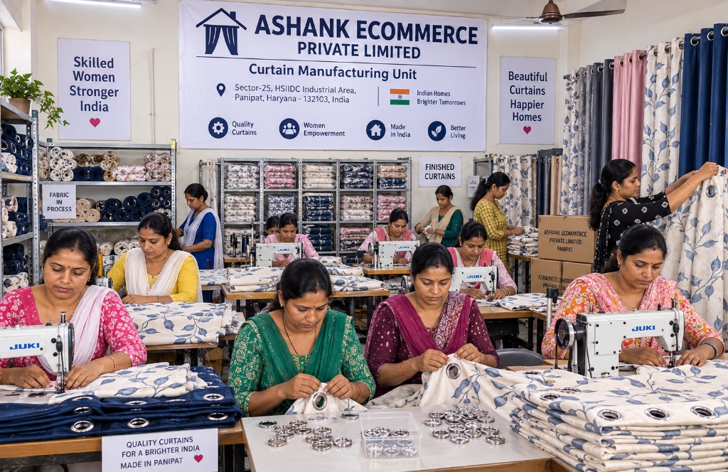 Teepul Panipat Curtain Manufacturing Unit - Ashank Ecommerce Private Limited